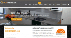 Desktop Screenshot of diycupboards.com